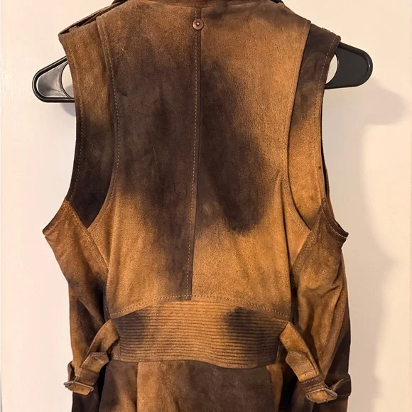 Diesel Lambskin Leather Vest - Picture 4 of 4